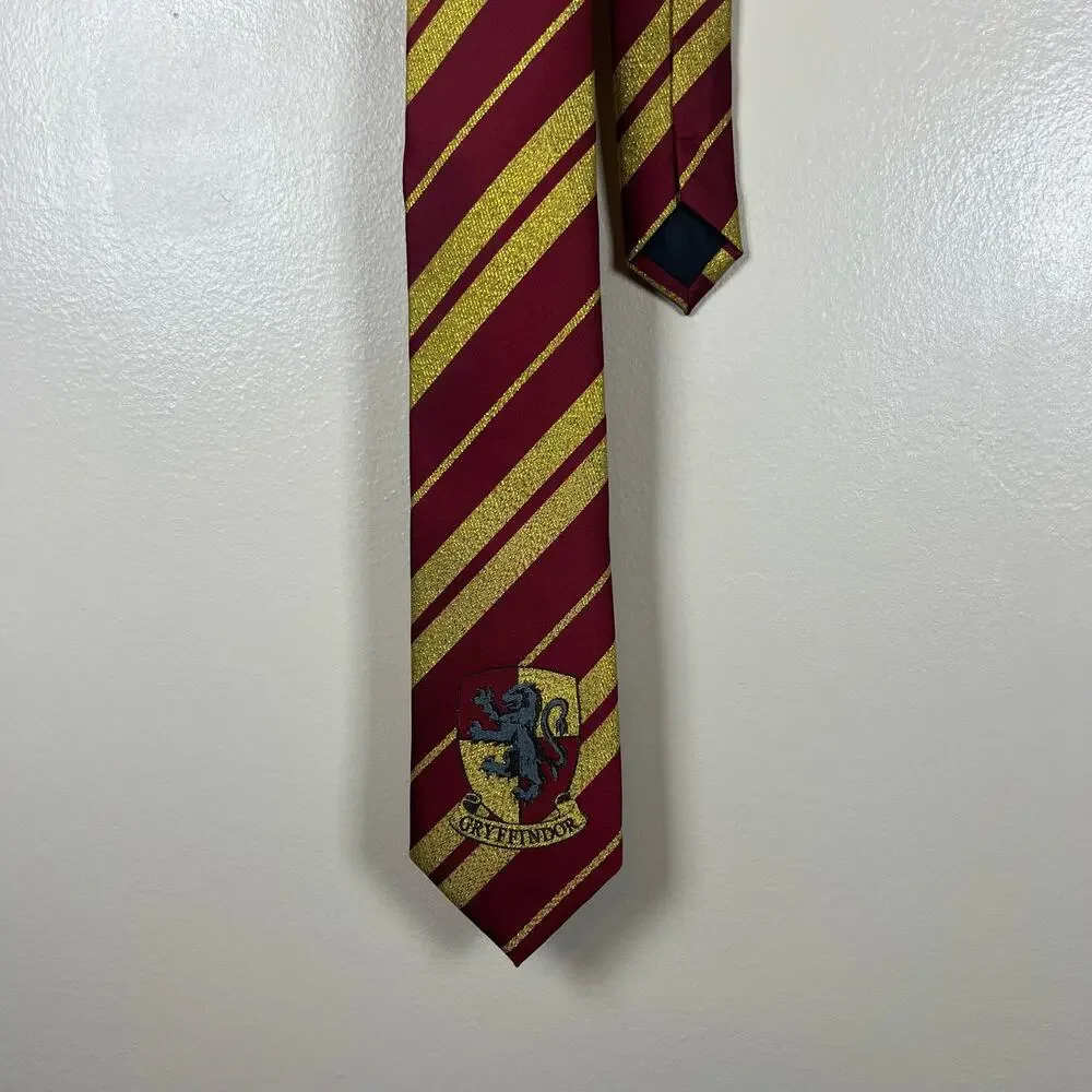 Harry Potter Gryffindor neck Tie Maroon Gold Costume